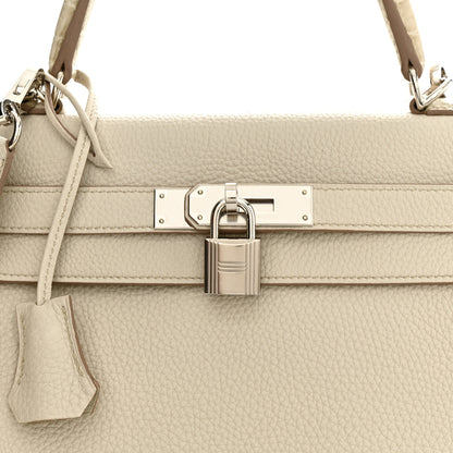 Hermes Togo Matte Alligator Kelly Retourne Touch 28 Beton 8 of 15