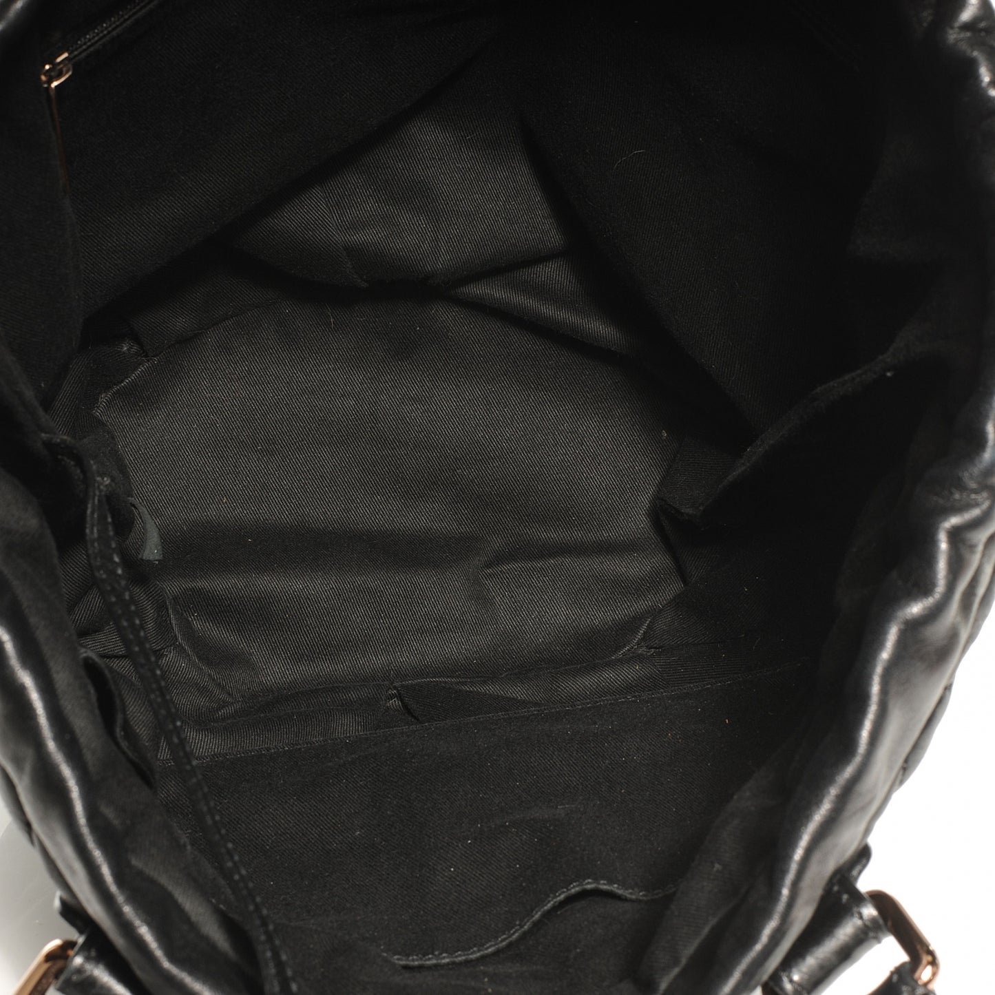 Lambskin Cloudy Bundle North South Tote Black
