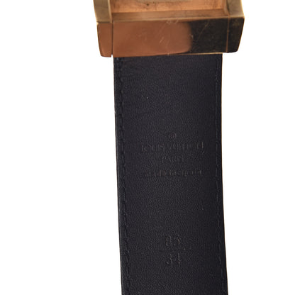 Louis Vuitton Monogram Multicolor LV Cut Reversible Belt 85 34 Black 7 of 7