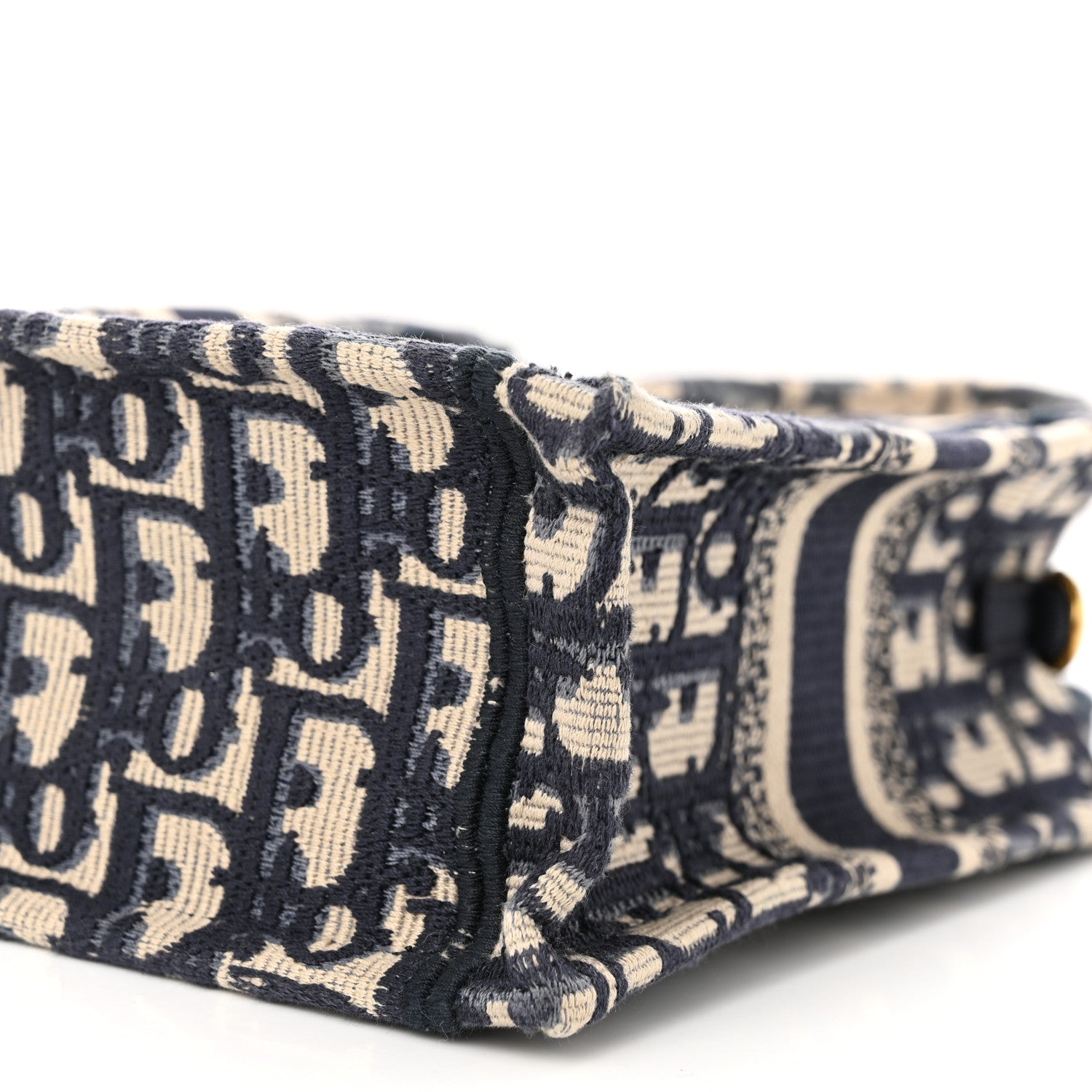 Christian Dior Oblique Mini Book Tote Phone Bag Blue 10 of 13