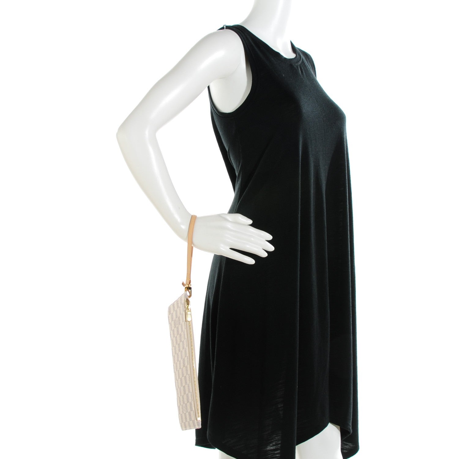 Louis Vuitton Damier Azur Neverfull MM GM Pochette 2 of 8