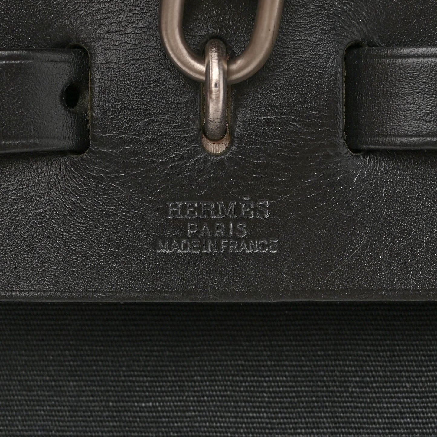 Toile Vache Calfskin Herbag 39 MM Black