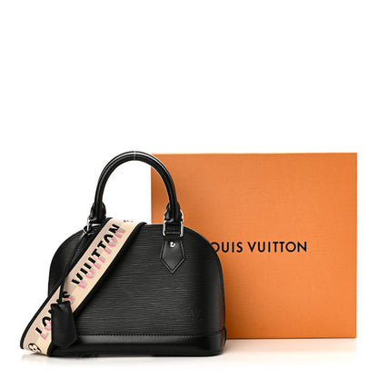 Louis Vuitton Epi Jacquard Alma BB Black 9 of 9