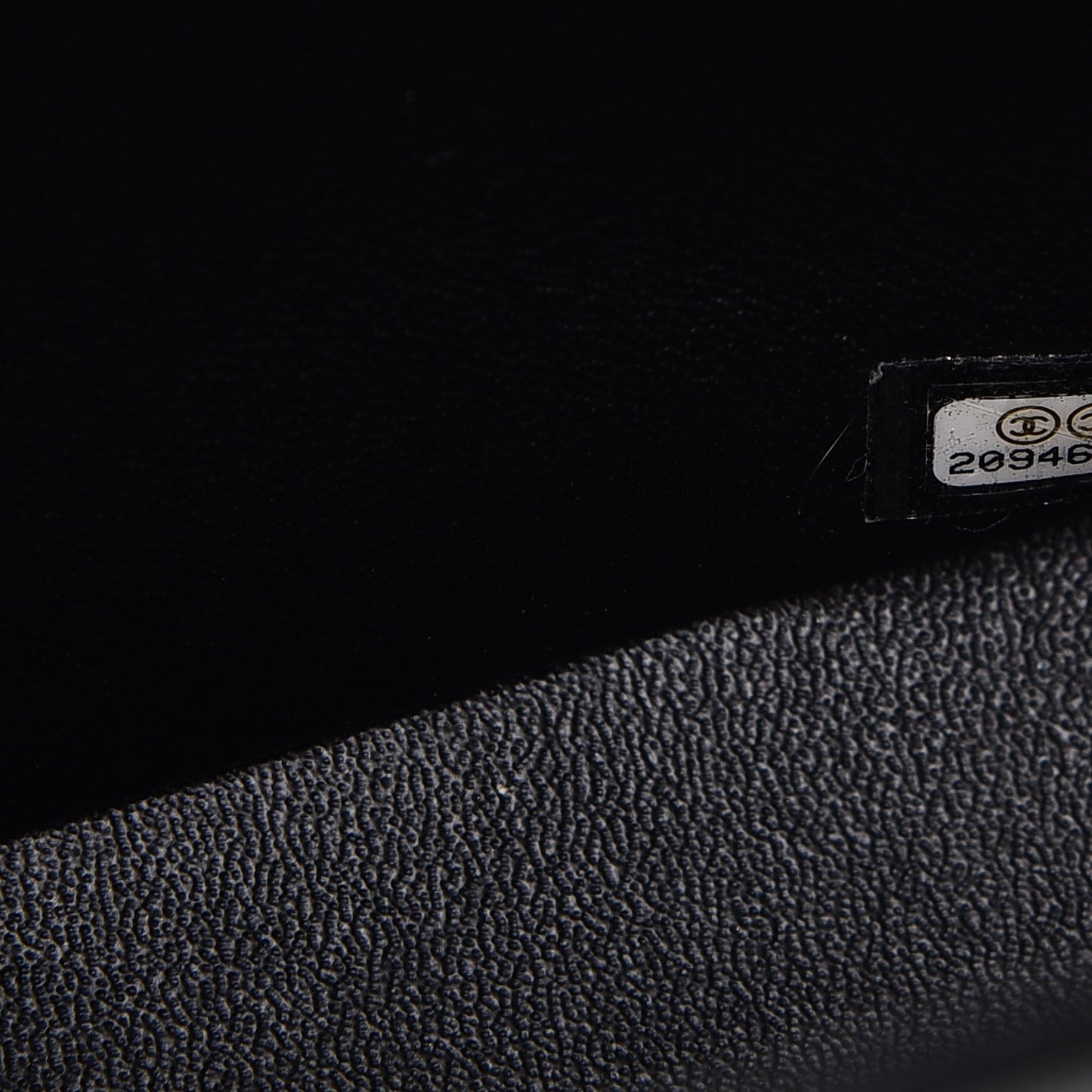 Lambskin Chevron Quilted Jumbo Double Flap So Black