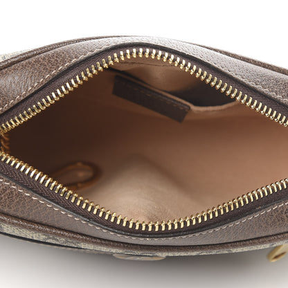 Gucci GG Supreme Monogram Web Mini Ophidia Shoulder Bag Brown 5 of 10