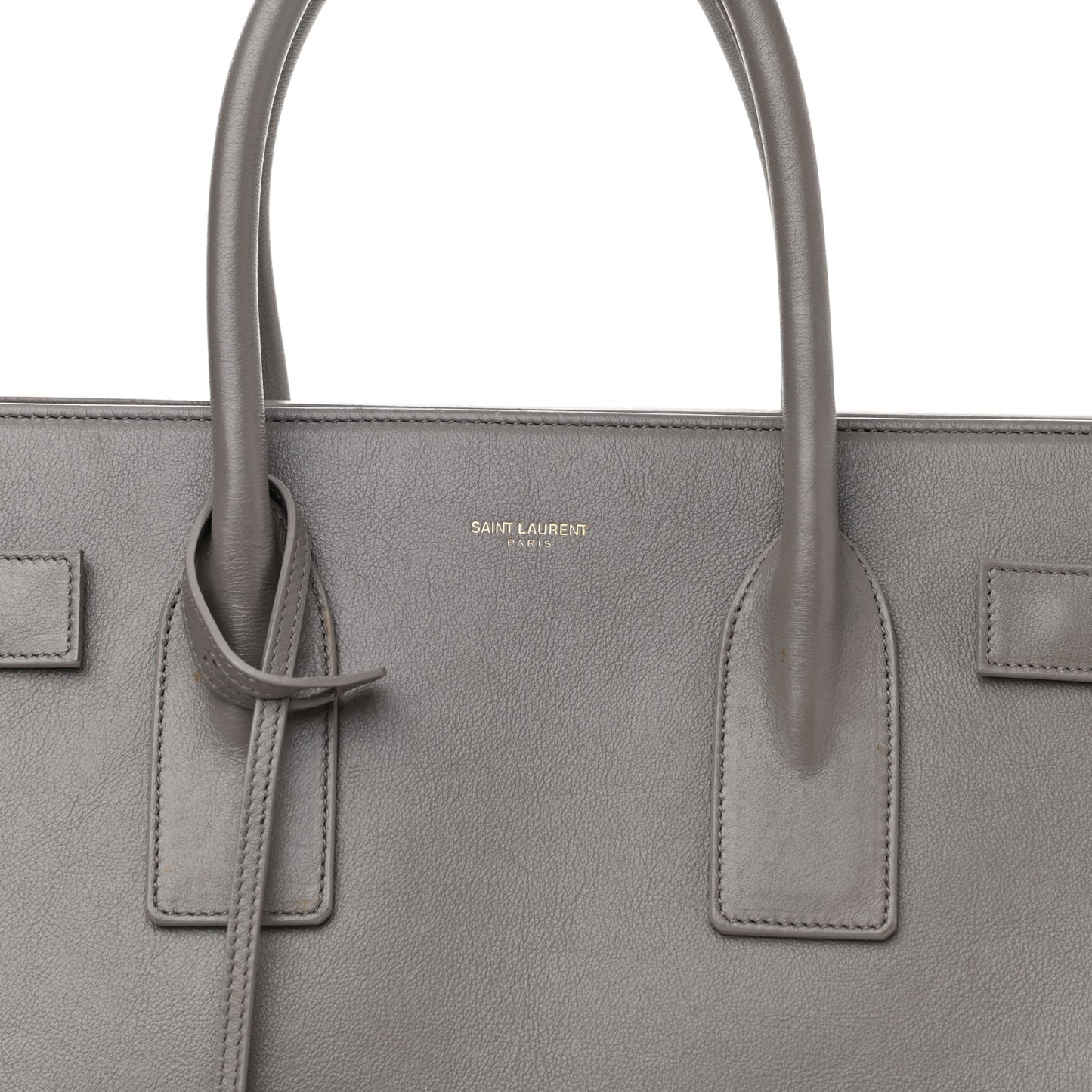 Calfskin Large Sac De Jour Carryall Grey