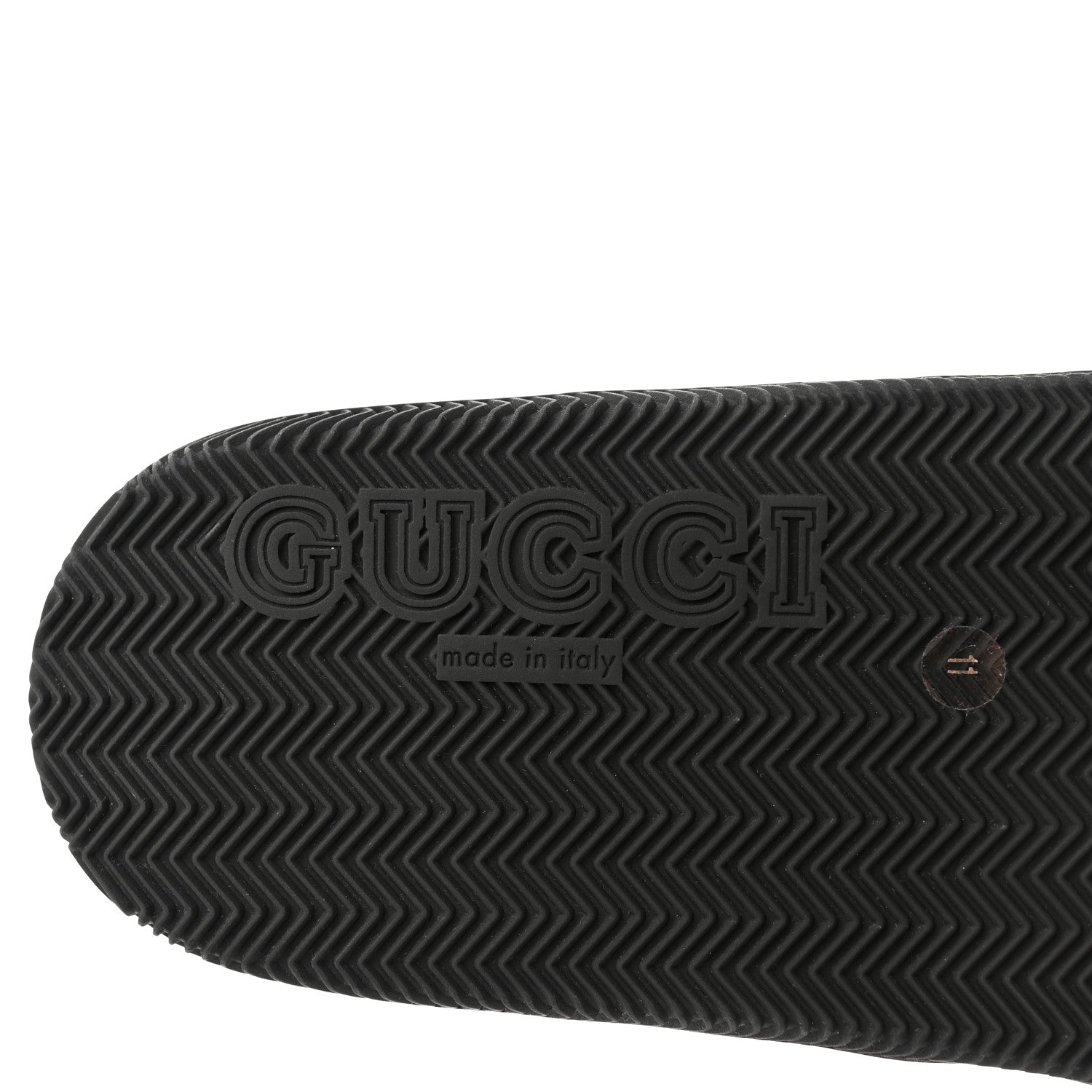 Gucci Rubber Web Mens Slide Sandals 11 Green Red 8 of 9