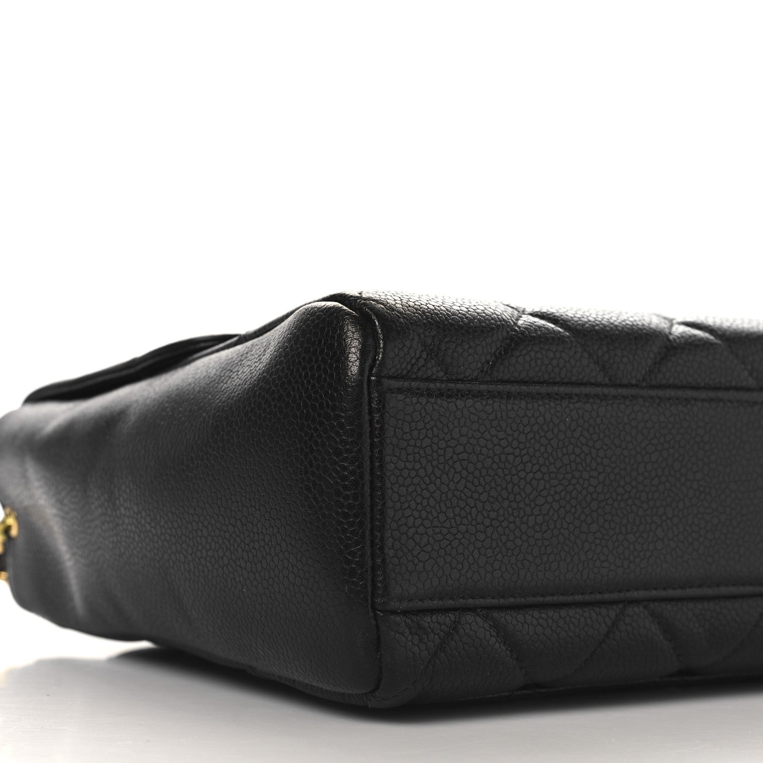 Chanel Caviar Quilted Medium Single Flap Black 9 of 10