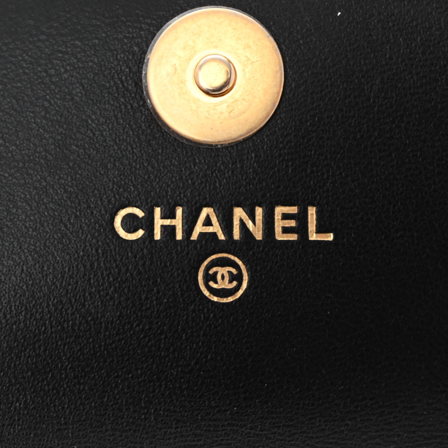 Chanel Lambskin Quilted Pearl Crush Clutch With Chain Black 6 of 12