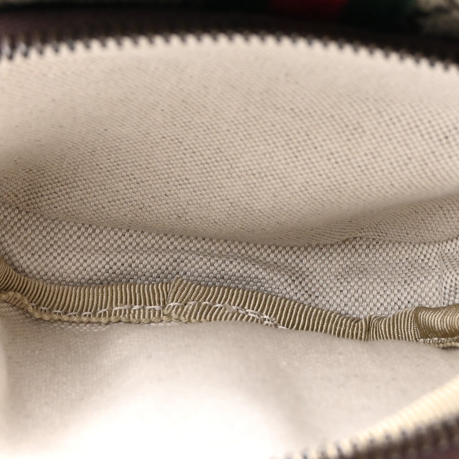 Gucci GG Supreme Monogram Web Mini Ophidia Double Zip Messenger Bag Beige New Acero 6 of 11