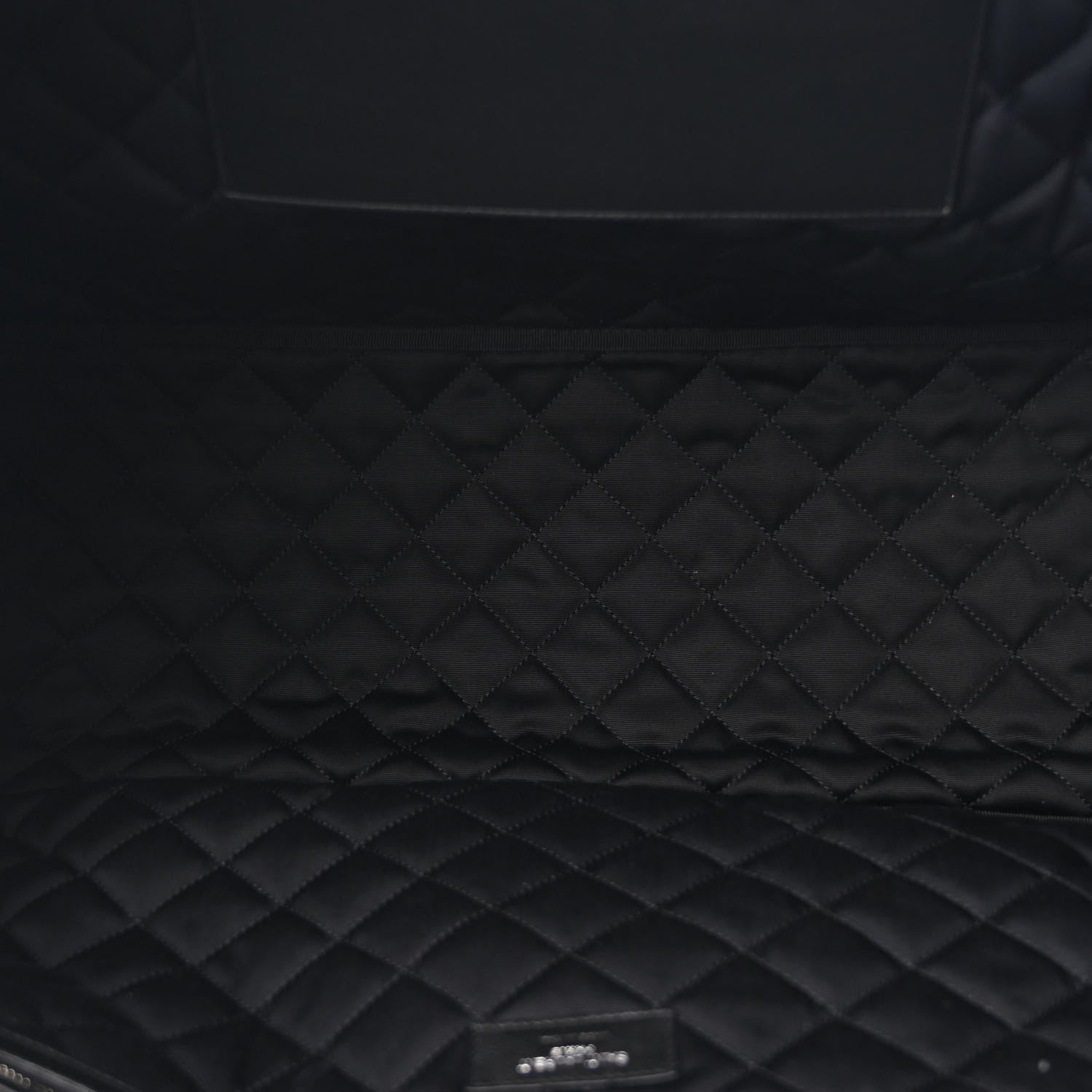 Saint Laurent Calfskin Quilted ES Giant Travel Bag Black 5 of 10
