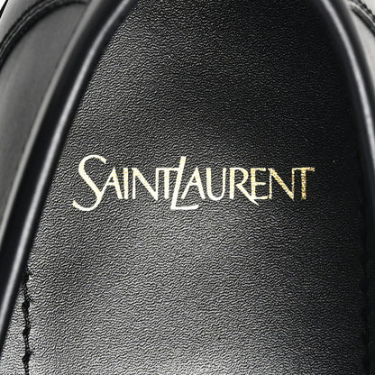 Saint Laurent Calfskin Mens Laurent Penny Loafers 45 Black 8 of 10