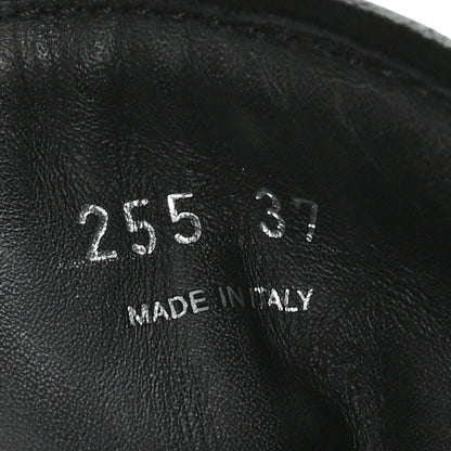 Prada Spazzolato Rois Nylon Metal Triangle Logo Monolith Pouch Pocket 55mm Boots 37 Black 13 of 16