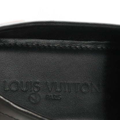 Louis Vuitton Mens Leather Contest Car Loafers Black 8.5 6 of 8