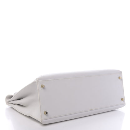 Hermes Epsom Kelly Sellier 40 White 5 of 48