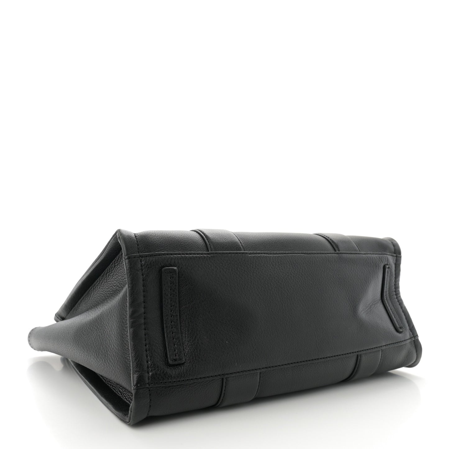 Grained Calfskin Large The Tote Bag Black