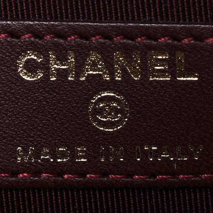 Chanel Quilted Medium Gusset Double Zip Around Black 6 of 10