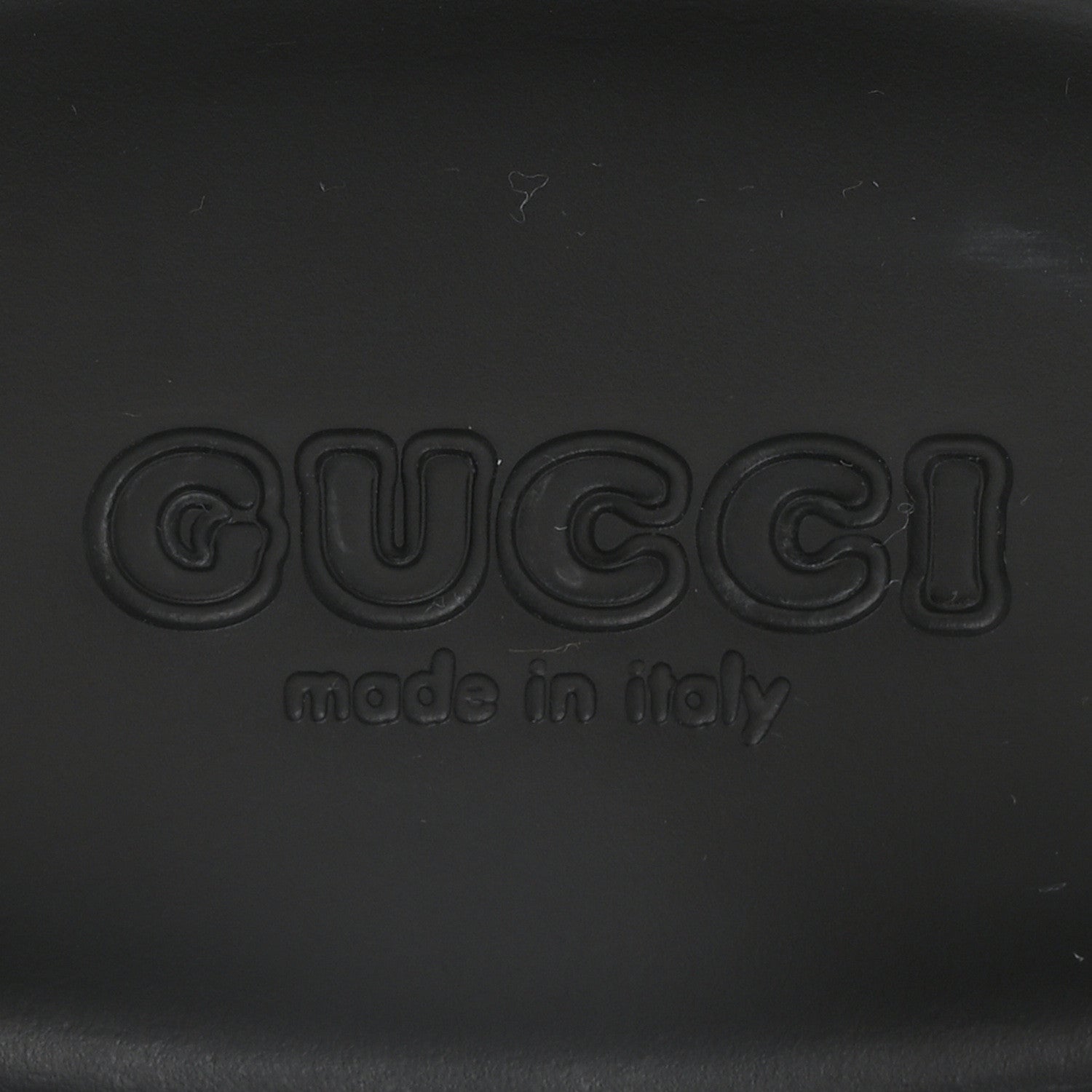 Gucci Rubber GG Monogram Perforated Elea Platform 55mm Lug Sole Sandals 36 Black 7 of 8