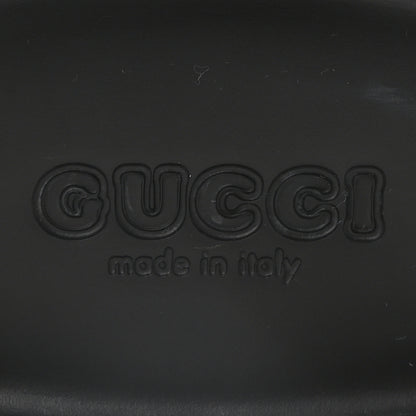 Gucci Rubber GG Monogram Perforated Elea Platform 55mm Lug Sole Sandals 36 Black 7 of 8