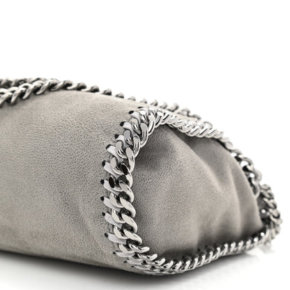 Stella McCartney Shaggy Deer Mini Falabella Fold Over Tote Light Grey 11 of 11