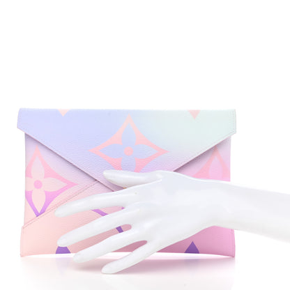 Louis Vuitton Monogram Giant Spring In The City Kirigami Pochette Set Sunrise Pastel Midnight Fuchsia Sunset Kaki 3 of 10