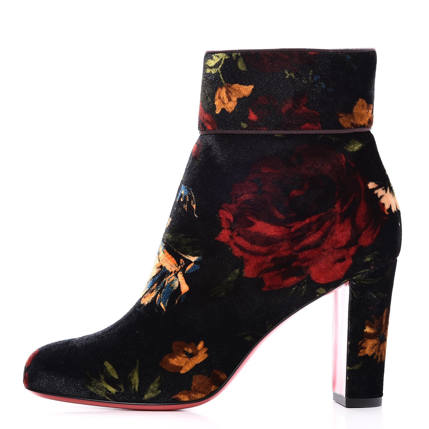 Christian Louboutin Veau Velours Moulamax 85 Booties 39 Black 1 of 8