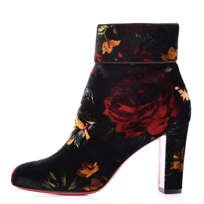 Christian Louboutin Veau Velours Moulamax 85 Booties 39 Black 1 of 8