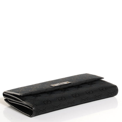 Gucci Monogram Continental Wallet Black 4 of 7