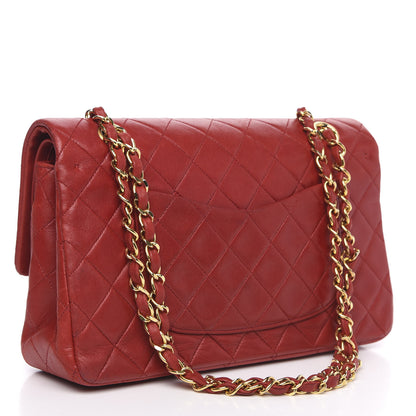 Chanel Lambskin Quilted Medium Double Flap Red 3 of 17