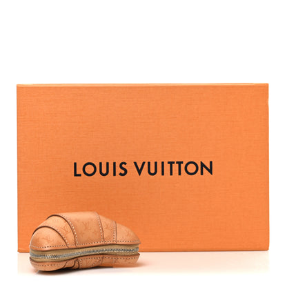 Louis Vuitton Calfskin Monogram LV Croissant Bag Charm Brown 5 of 5