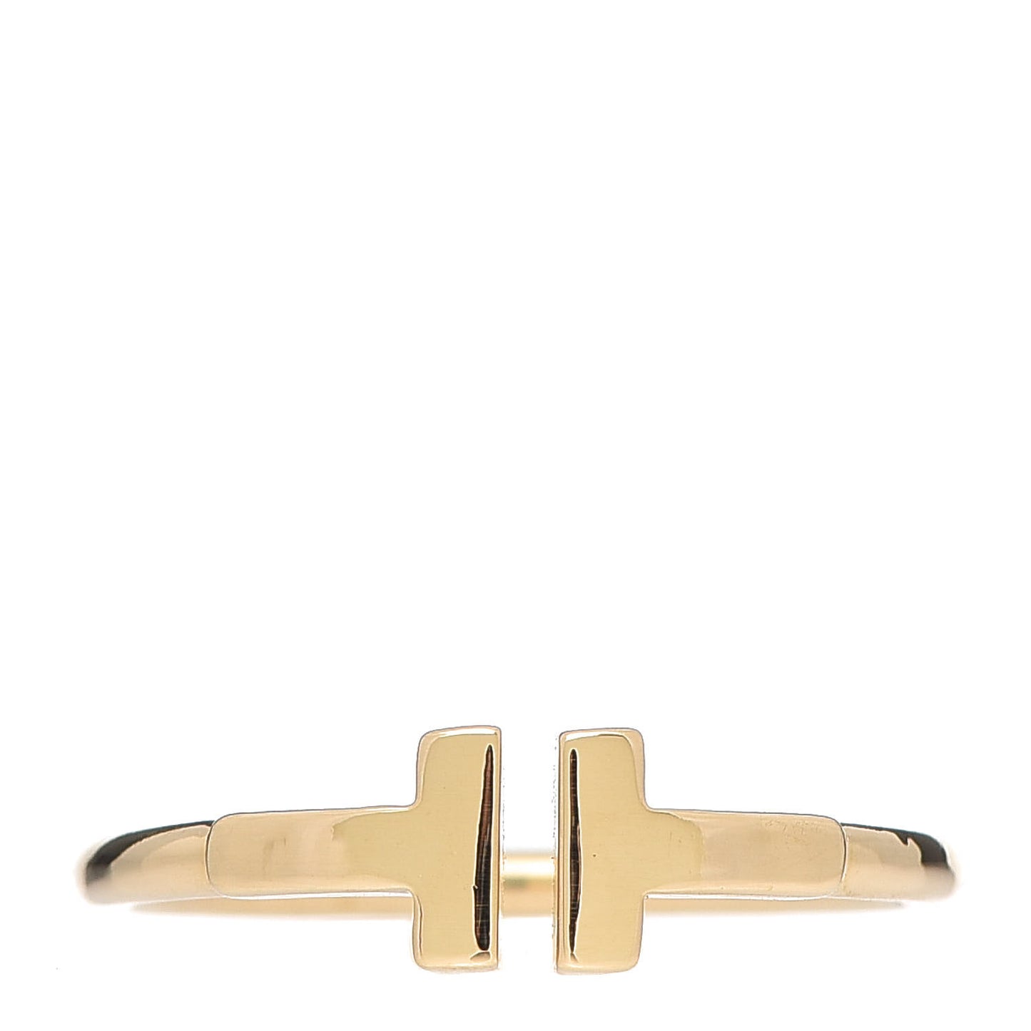 18K Yellow Gold T Wire Ring 57 8