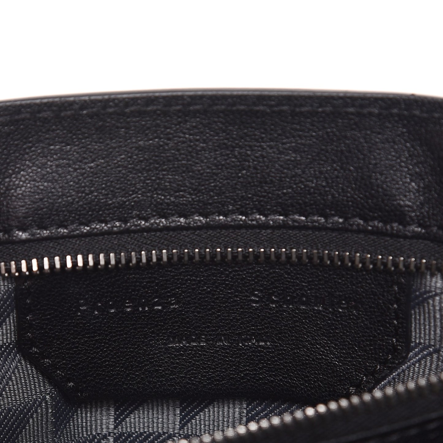 Lambskin Fringe Medium PS1 Satchel Black