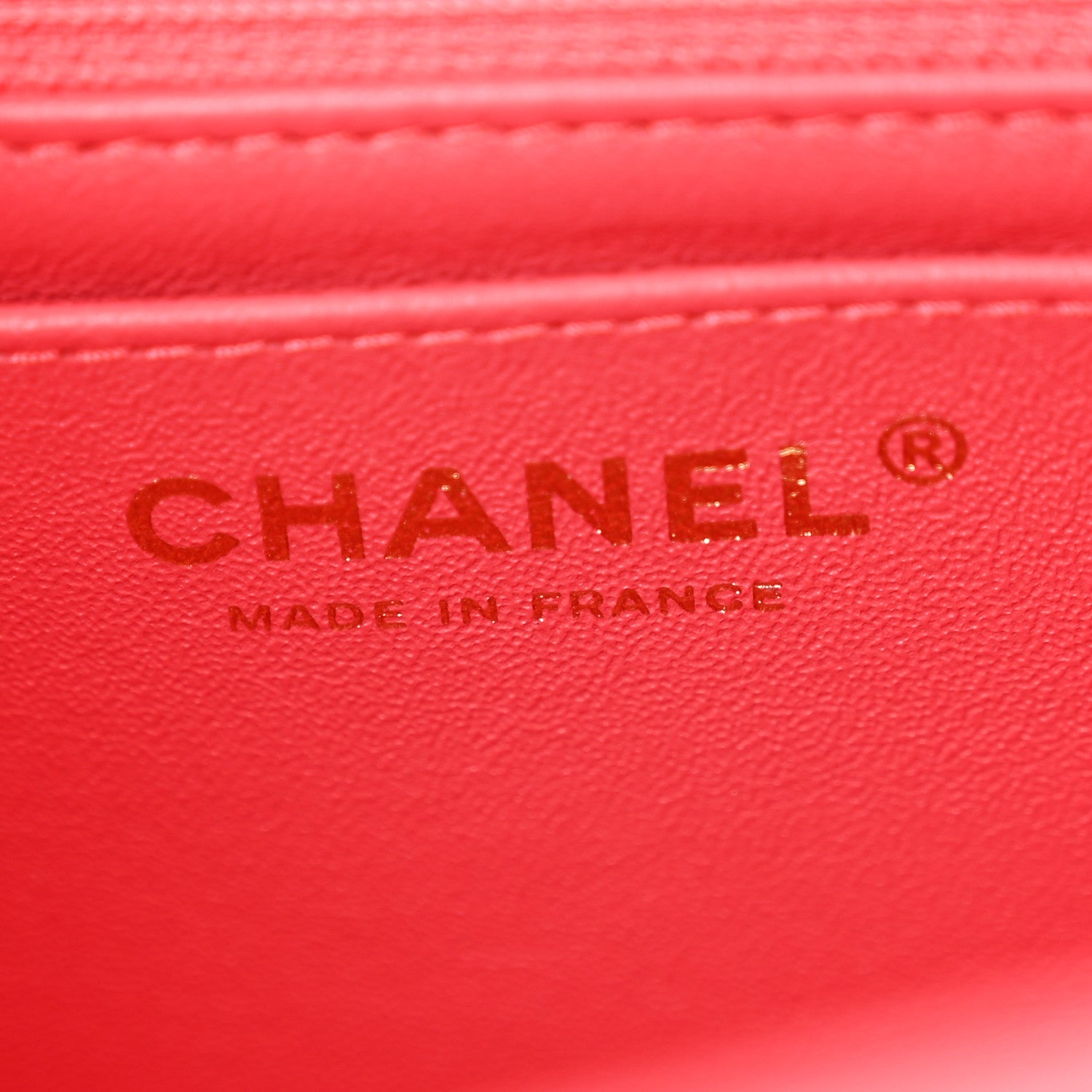 Chanel Lambskin Quilted Studded Mini Rectangular Flap Pink 6 of 12