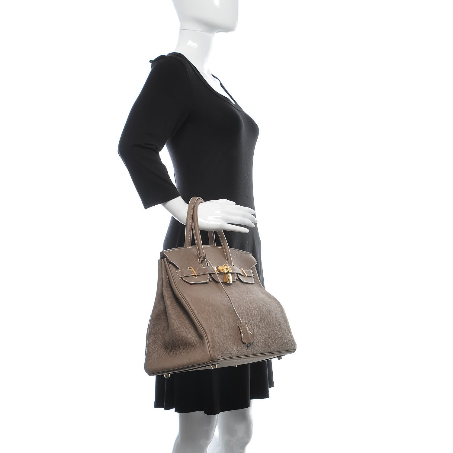 Hermes Togo Birkin 35 Etoupe 2 of 32