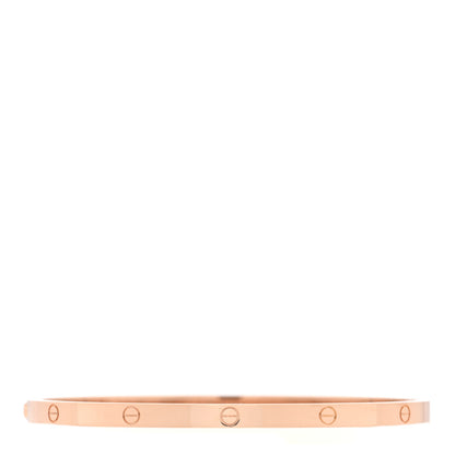 Cartier 18K Pink Gold Small LOVE Bracelet 18 2 of 6