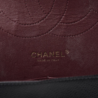 Chanel Caviar Quilted Jumbo Double Flap Black 8 of 12