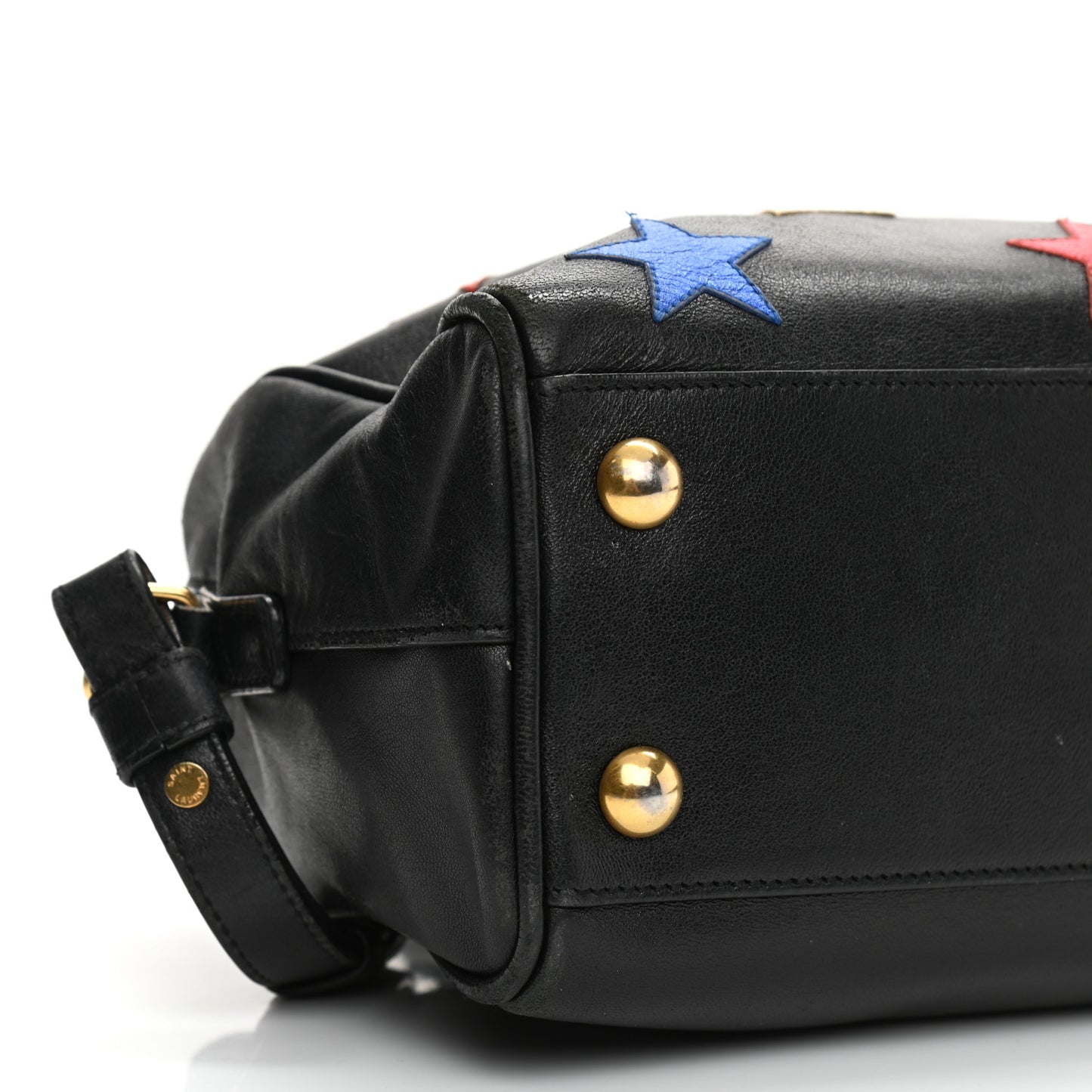Calfskin Star Classic Baby Duffle Black