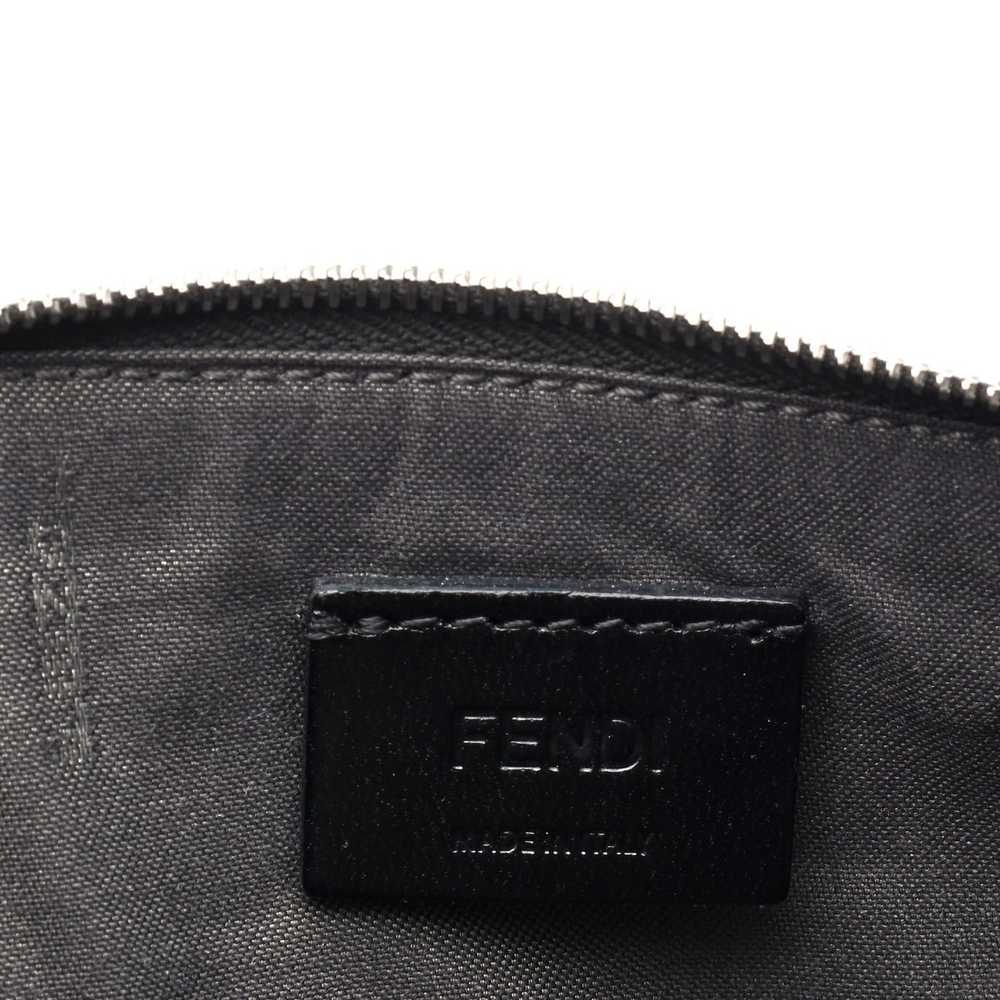 Vitello Liberty Studded Zip Pouch Blueberry Multicolor
