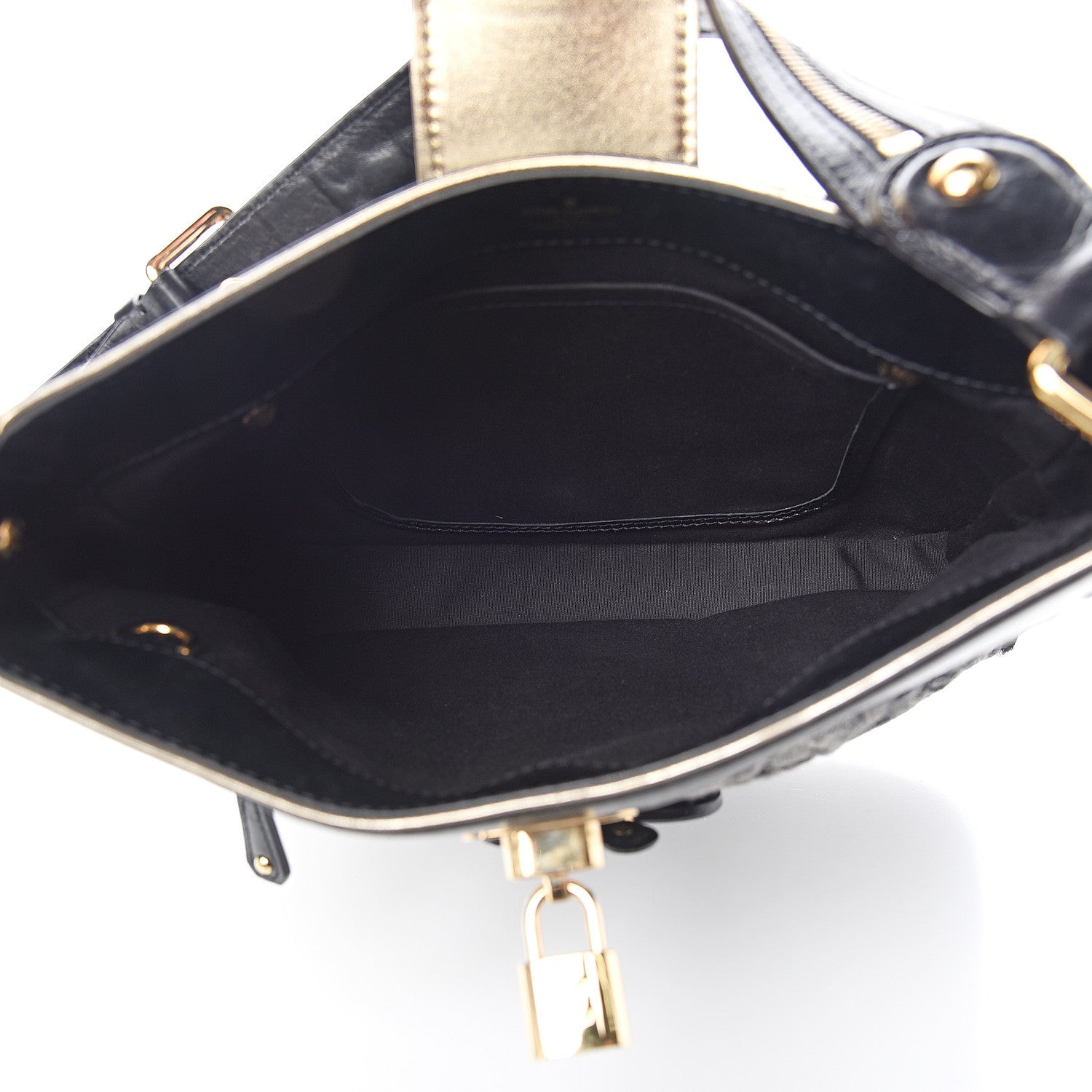 Louis Vuitton Denim Quilted Monogram Musette Black 4 of 11