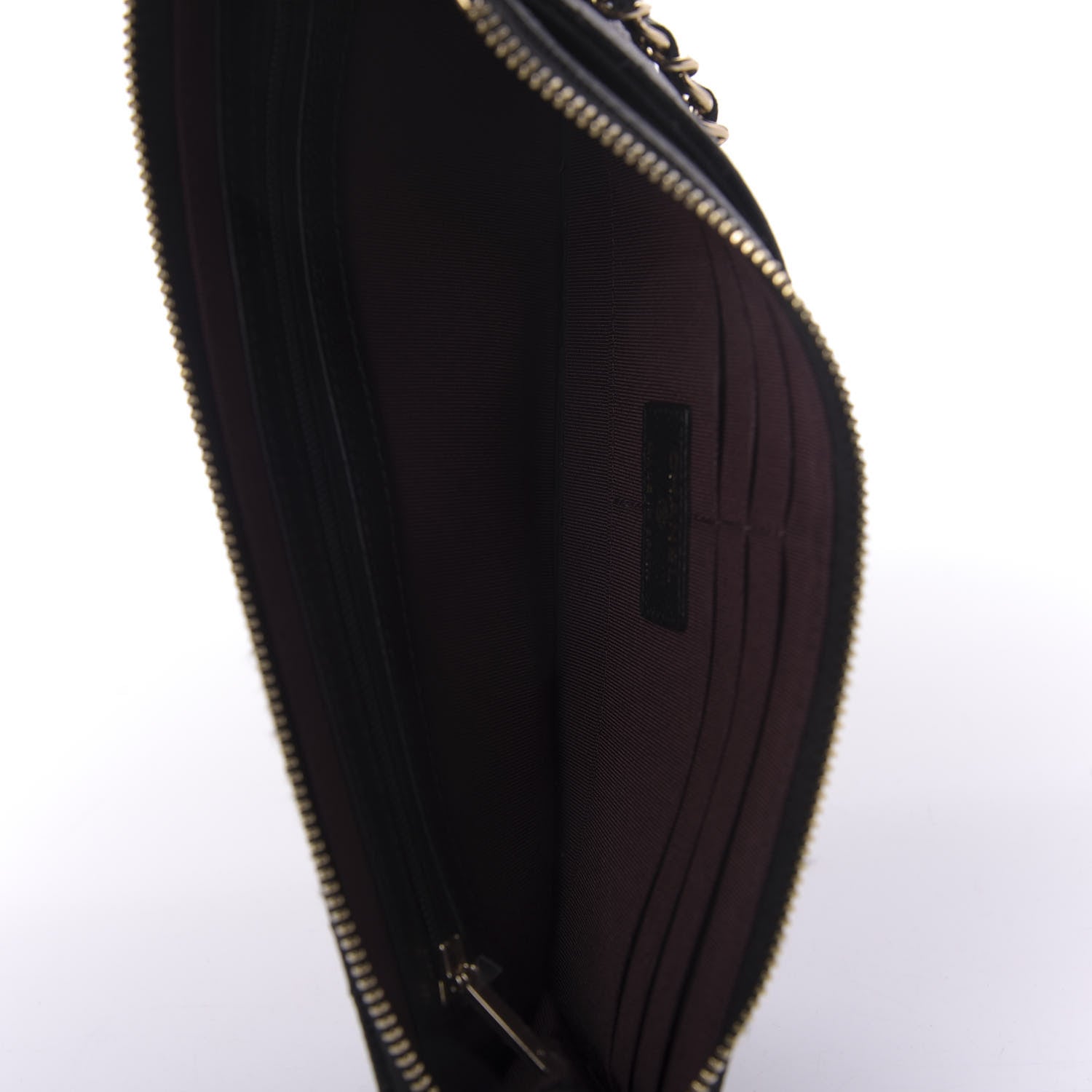 Chanel Caviar Quilted Classic Pouch With Handle Black 5 of 10