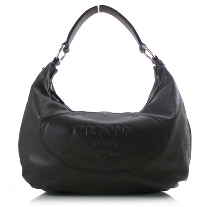 Prada Leather Logo Sacca Nero 1 of 10