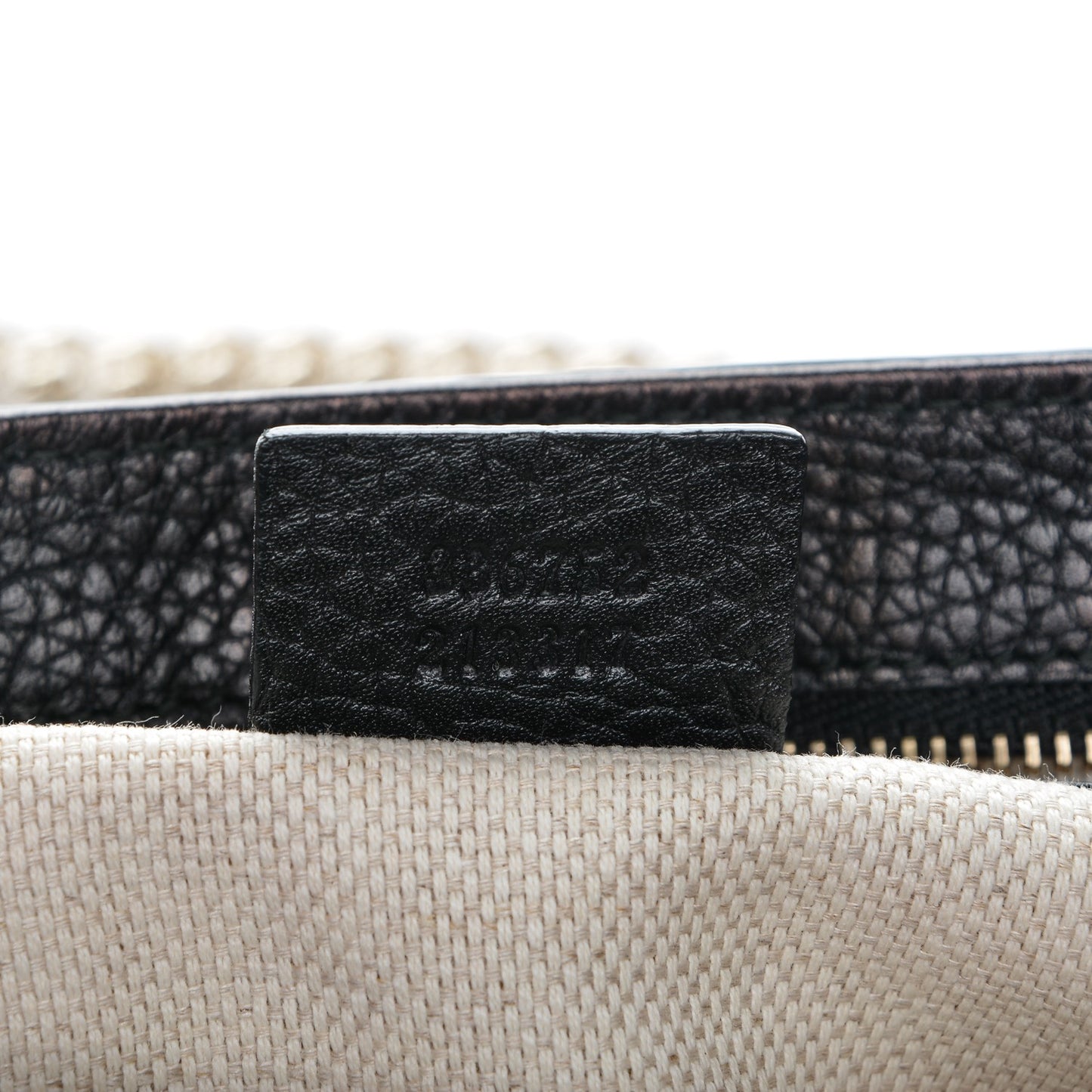 Pebbled Calfskin Medium Soho Flap Crossbody Black