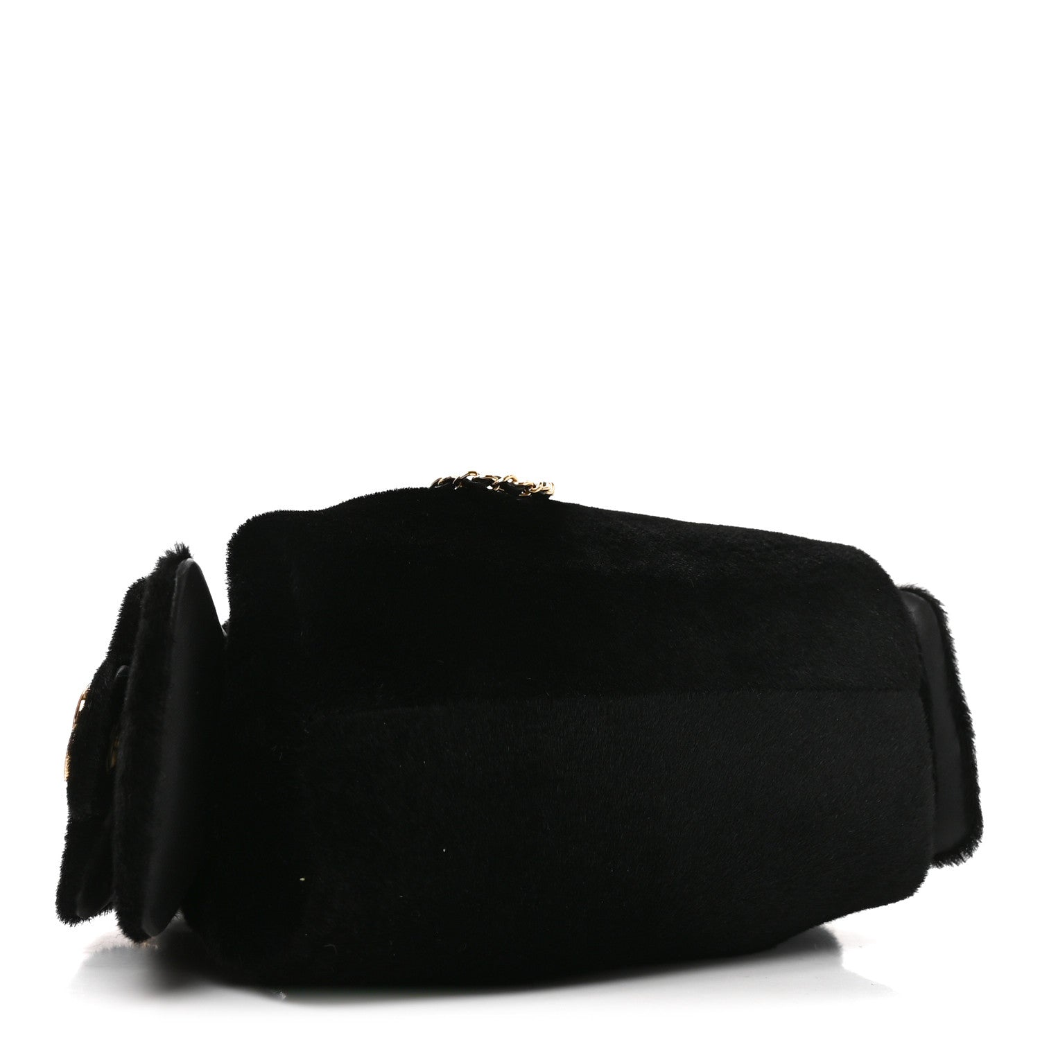 Chanel Pony Hair Mini Chanel 25 Handbag Black 4 of 10