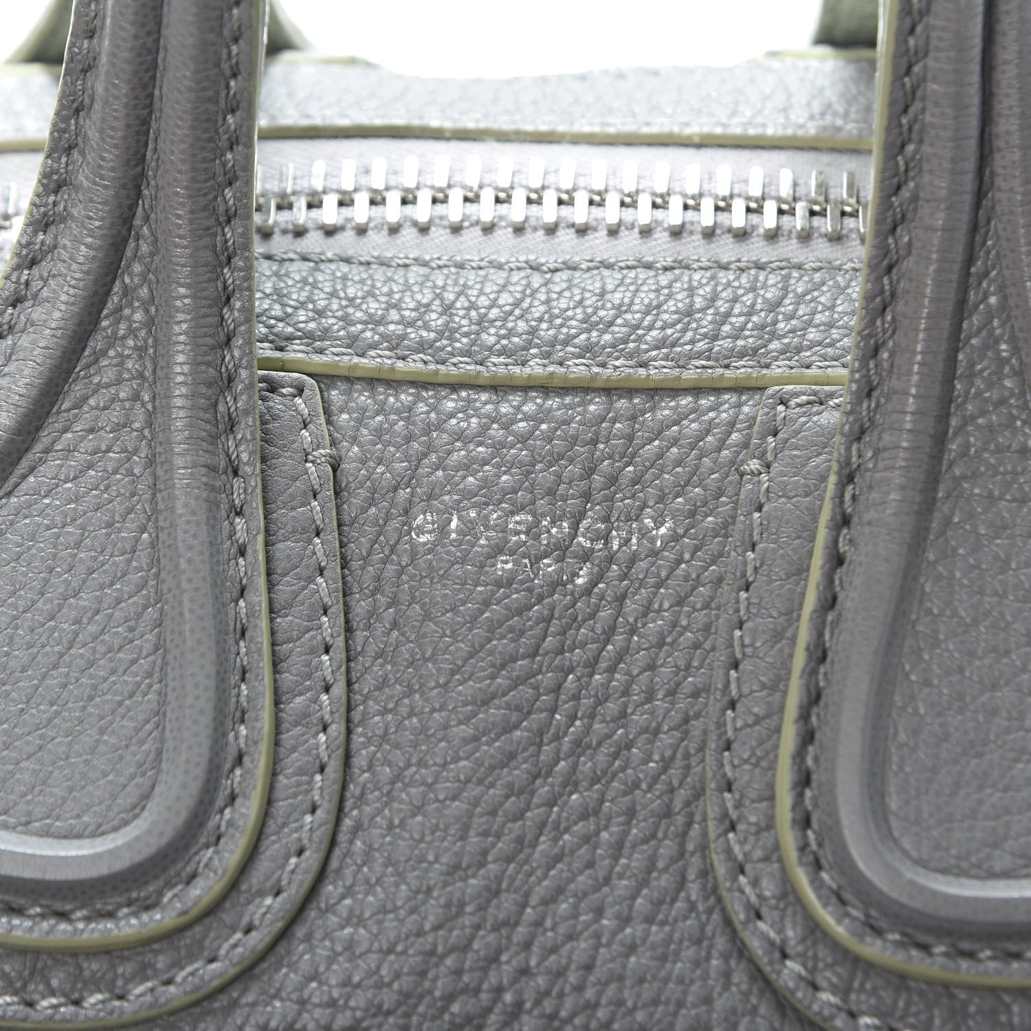 Givenchy Pebbled Calfskin Small Nightingale Pearl Grey 8 of 15