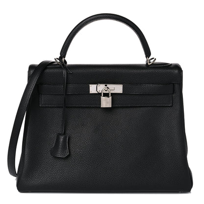 Hermes Togo Kelly Retourne 32 Black 1 of 15