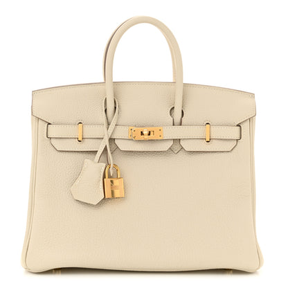 Hermes Togo Birkin 25 Craie 1 of 11