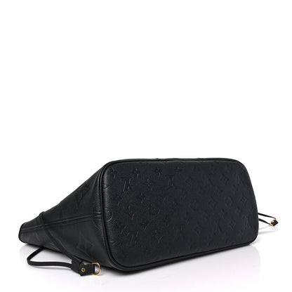 Louis Vuitton Empreinte Monogram Giant Neverfull MM Black 8 of 10