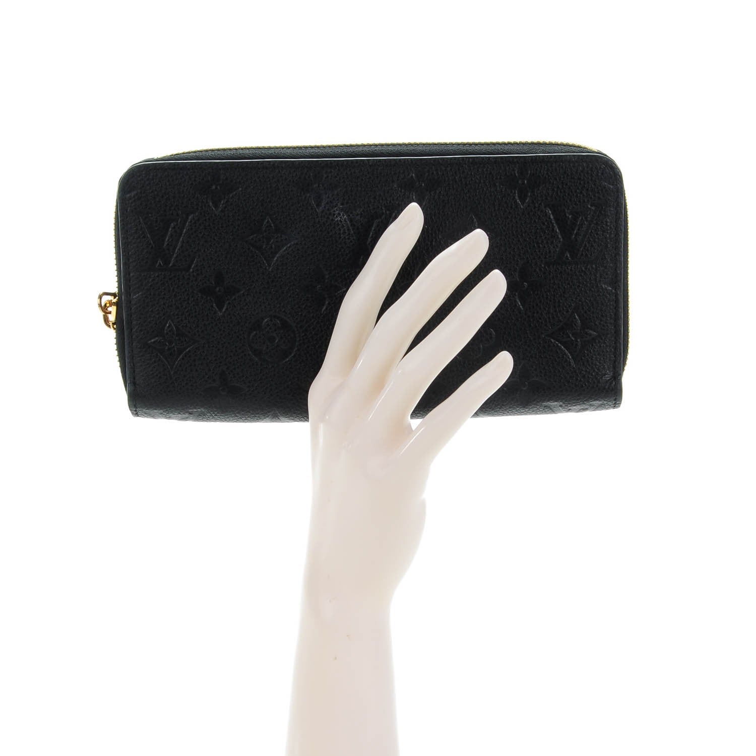 Louis Vuitton Empreinte Zippy Wallet Black 2 of 7