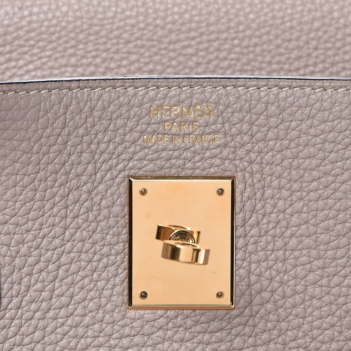 Togo Birkin 40 Gris Tourterelle