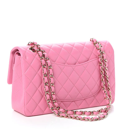 Chanel Caviar Quilted Medium Double Flap Pink 3 of 10